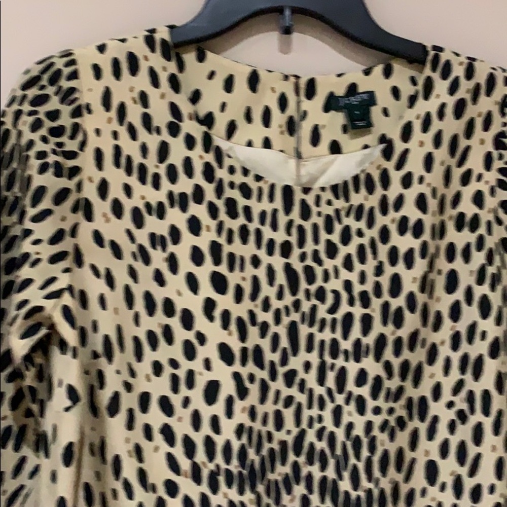 JCrew animal print sheath dress - Picture 2 of 8